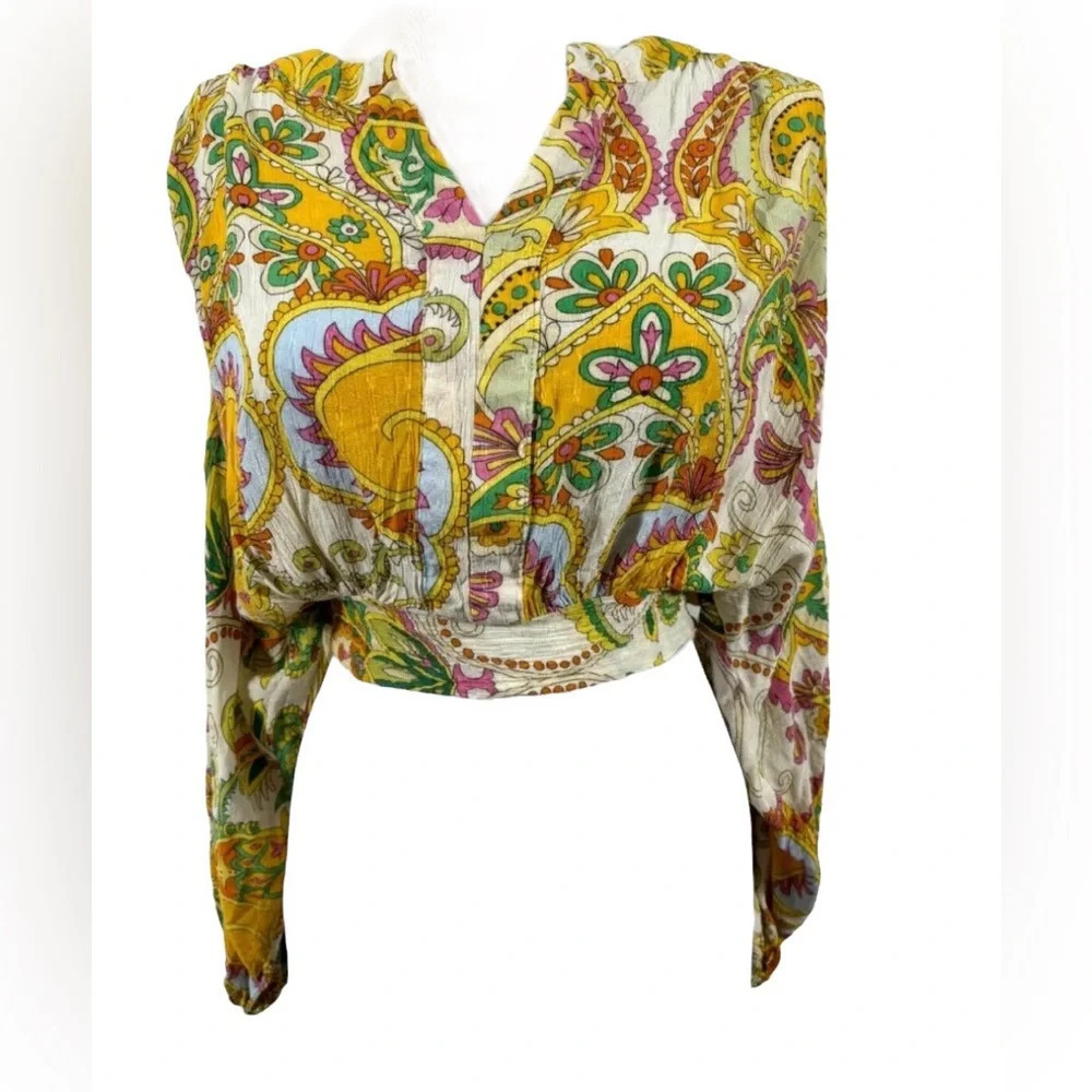 EUC Worn Once Haute Hippie Tie front top large